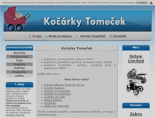 Tablet Screenshot of kocarky-tom.cz